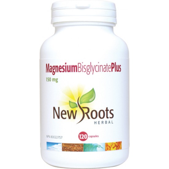 New Roots Magnesium Bisglycinate Plus - 120 Caps