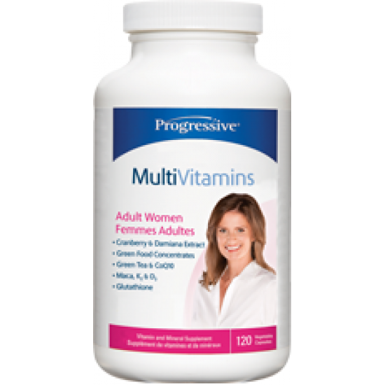 Progressive MultiVitamins Adult Women - 120 V caps