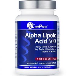 CanPrev Alpha Lipoic Acid 600, 60 VCaps