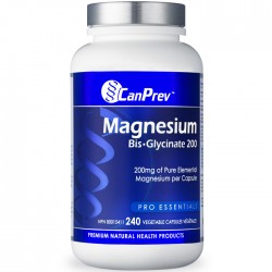 CanPrev Magnesium Bis-Glycinate 200, 240 VCaps