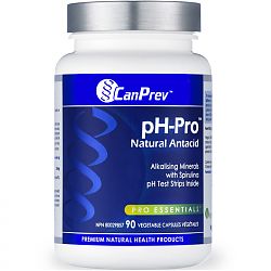 CanPrev pH-Pro 90 VCaps (Free pH strips in bottle)